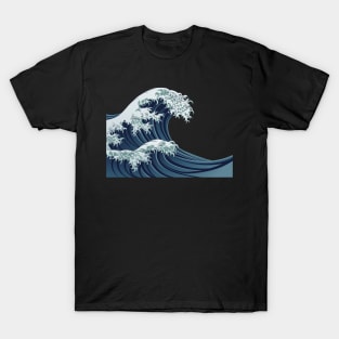 Great Wave Anime Style T-Shirt